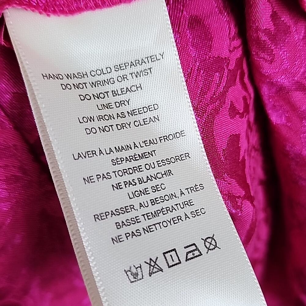NWT $298 Free People Shimmering Silky Size 10 Pink Rose Dress - Picture 6 of 8